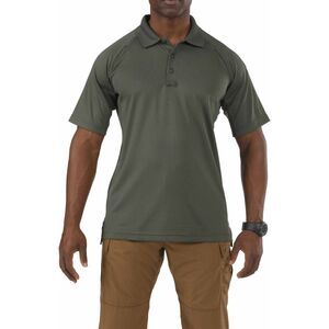5.11 Tactical Performance Polo Shirt Mens Small TDU Green Short Sleeve